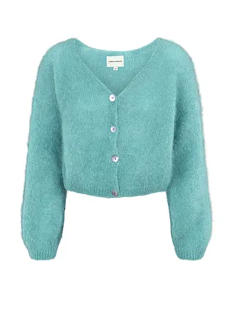AMERICAN DREAMS | Cardigan Cropped Fit CORNELIA | türkis
